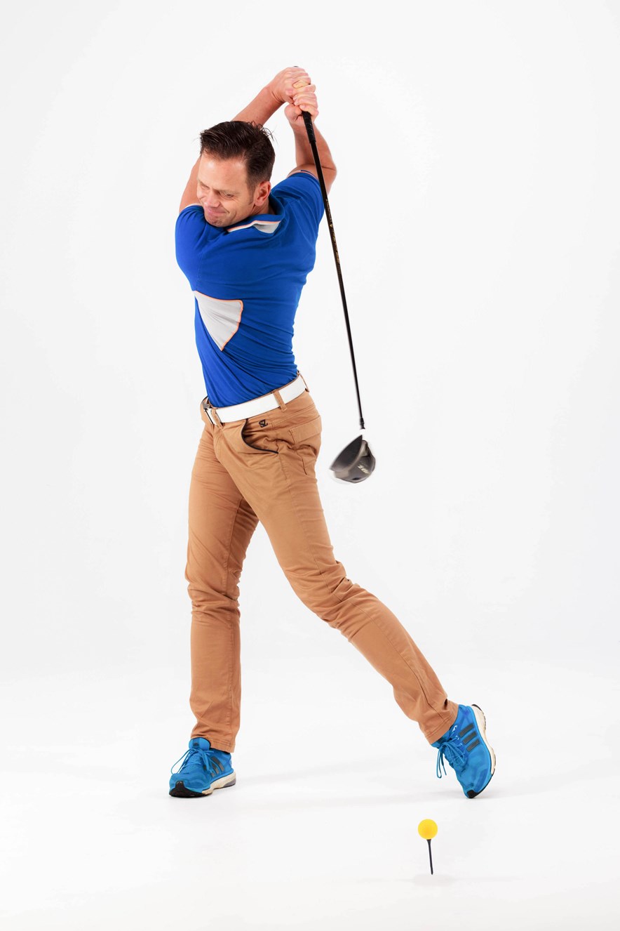 Long driven met Bob de Boef: top backswing