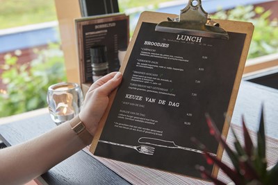 Menukaart van de Kromme Rijn