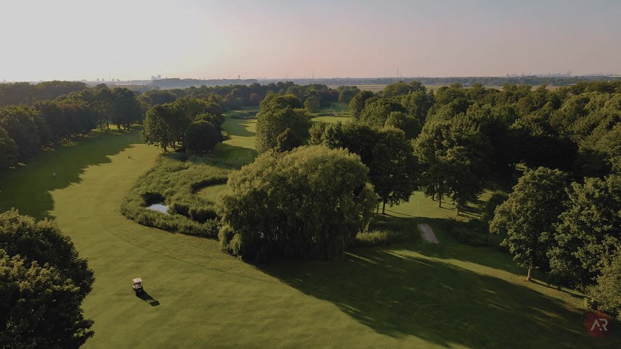 Rhoon Golfcenter van bovenaf