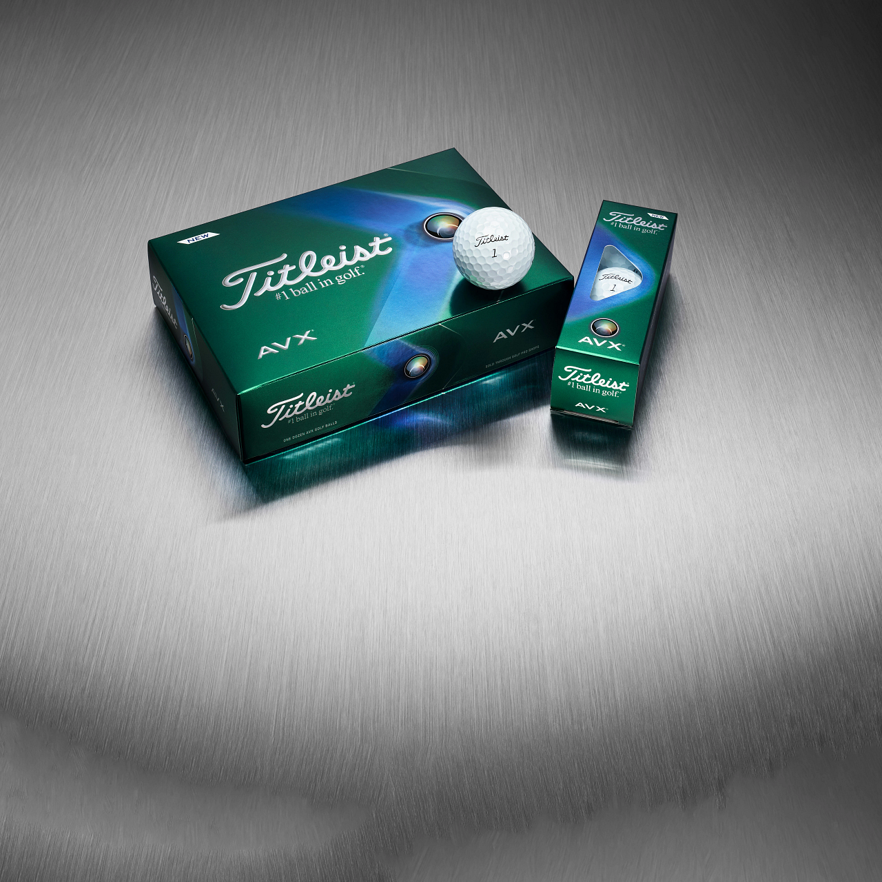 de nieuwe avx golfbal van titleist