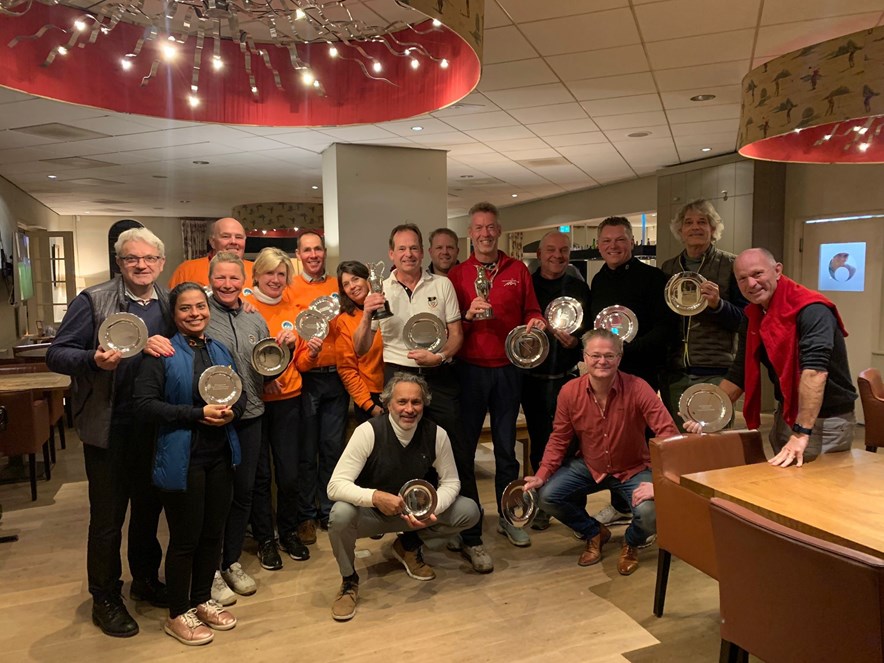 de winnaars van de najaarscompetitie