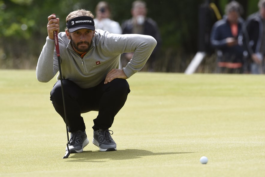 De Nederlandse topgolfer Joost Luiten tijdens het Dutch Open op Bernardus 2022