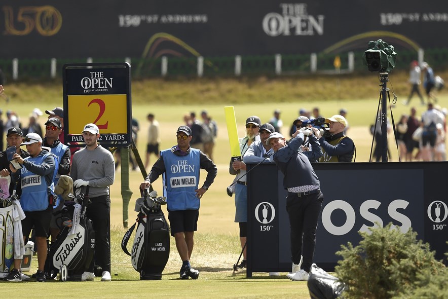 Lars van Meijel oefenronde The Open