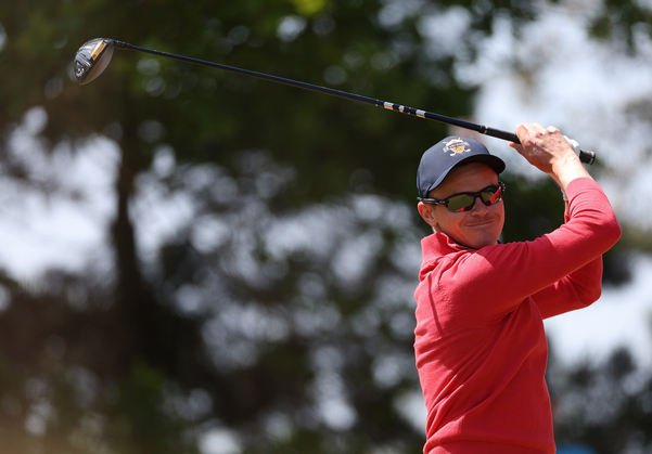Daan Huizing op tweede dag KLM Open