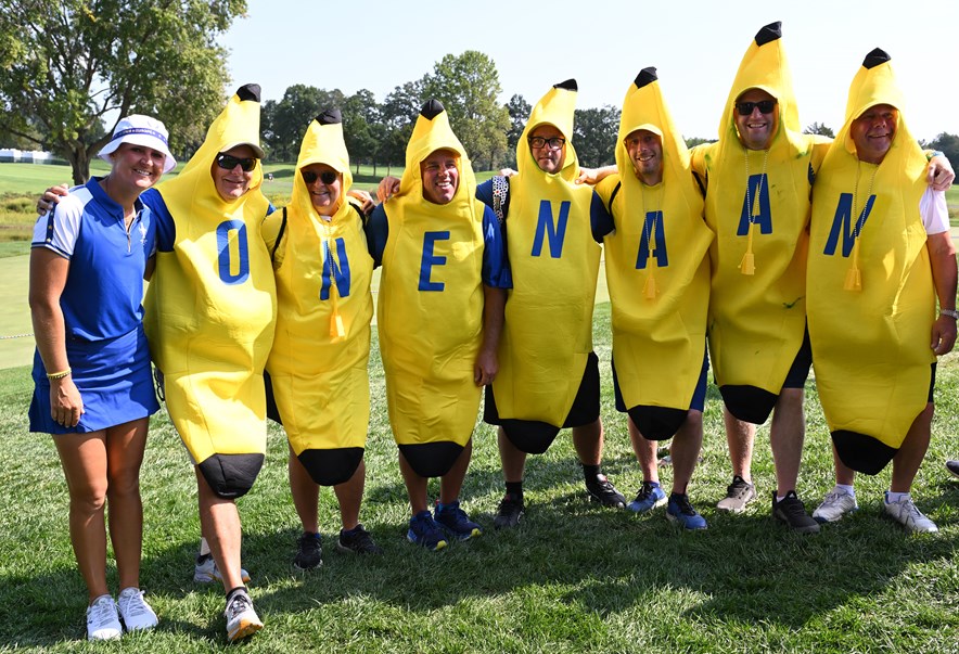 Bananenpakken voor Anna Nordqvist op de Solheim Cup